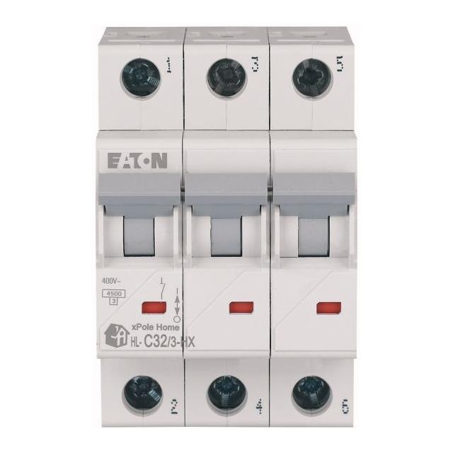 HN-C32/3 Wyłącznik nadprądowy 6kA C32A 3P 194894 EATON