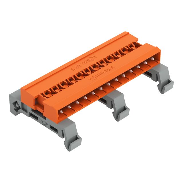 MCS-MIDI Classic wtyk dwustronny 13-bieg. pomarańczowy raster 5,08 mm /25szt./ WAGO