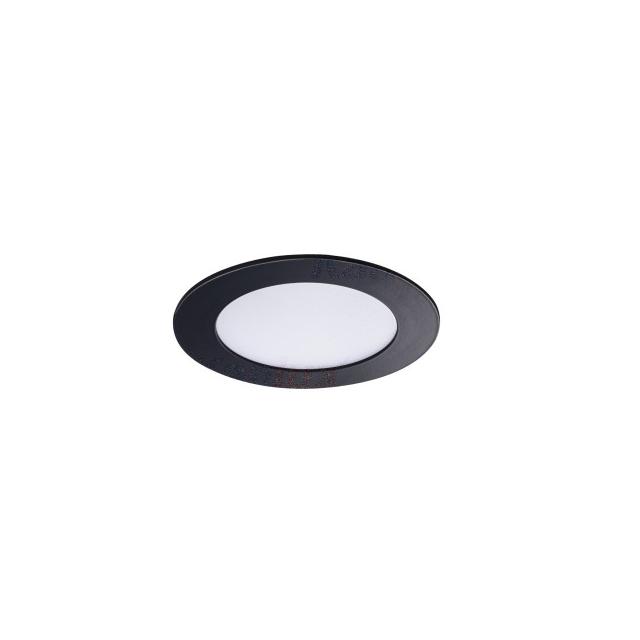 Oprawa typu downlight ROUNDA V2LED6W-WW-B IP44 270lm 3000K barwa ciepła 230V Czarny 33562 KANLUX