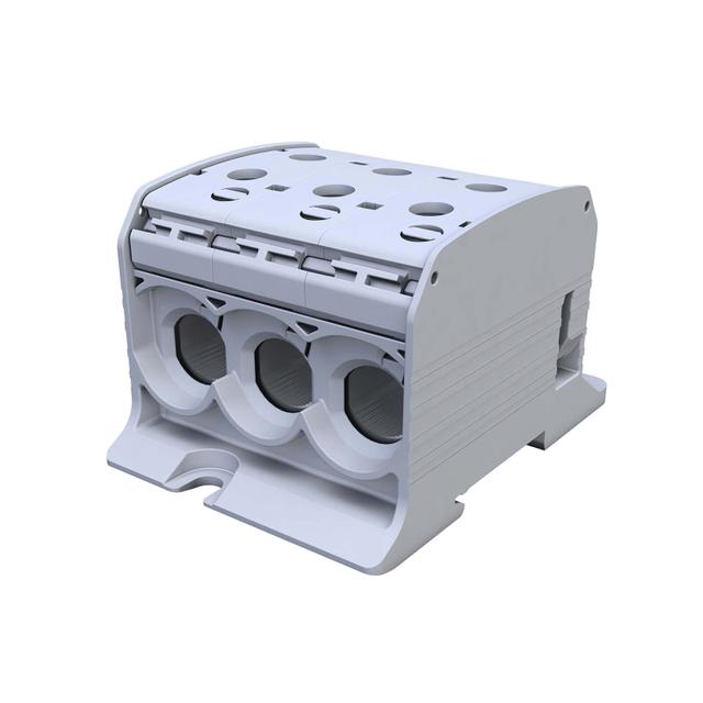 STB 95-3 Złączka szynowa gwintowa Al/Cu 87560 SIMBLOCK szary