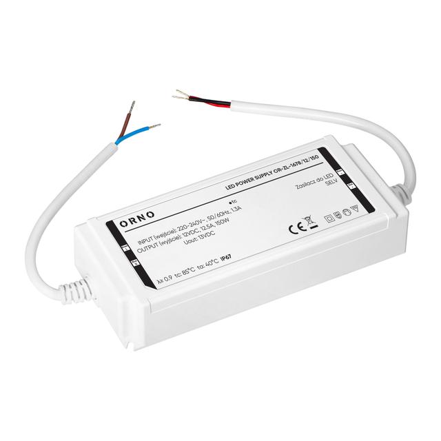 Zasilacz LED , hermetyczny, 12V, 150W, IP67, plastikowa obudowa