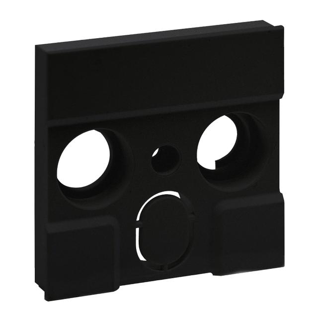 Niloe Step Plakietka Gniazda Tv Zewnętrznych Producentów 3 Otwory- Kolor Czarny 863584 LEGRAND