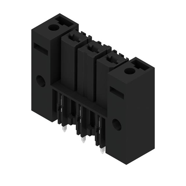 BVL 7.62HP/03/180SFI 3.5SN BK BX Wtyki PCB (złącza płyty), 7.62 mm, Liczba biegunów: 3, kąt odejścia: 180° /100szt./ 1928850000 WEIDMÜLLER