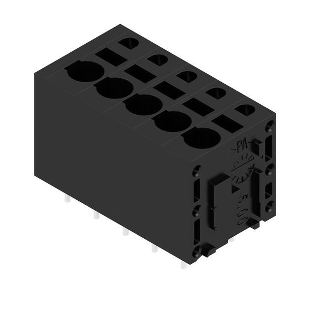 LMFS 5.00/05/180 3.5SN BK BX Zacisk płytki drukowanej, 5.00 mm, Liczba biegunów: 5, Kierunek odejścia przewodu: 180°, PUSH IN bez aktuatora /55szt./ 1425570000 WEIDMÜLLER