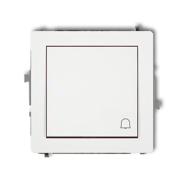 DECO Mechanizm łącznika zwierny dzwonek biały