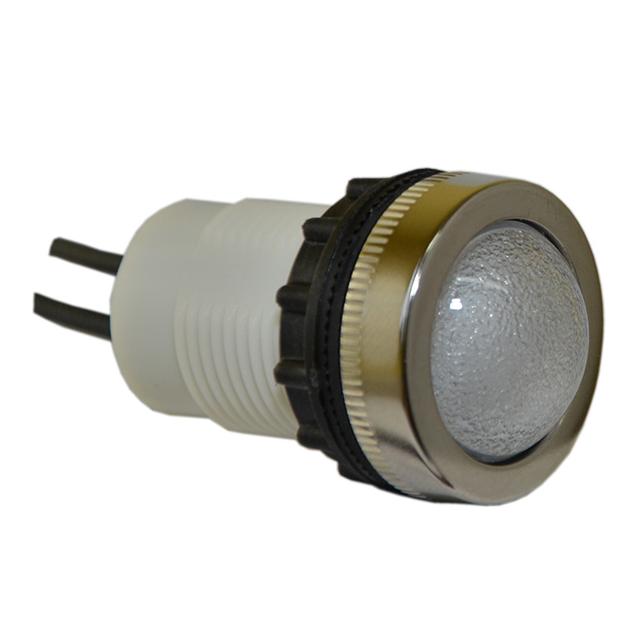 Lampka D22MP 24V-230V metalowa biała