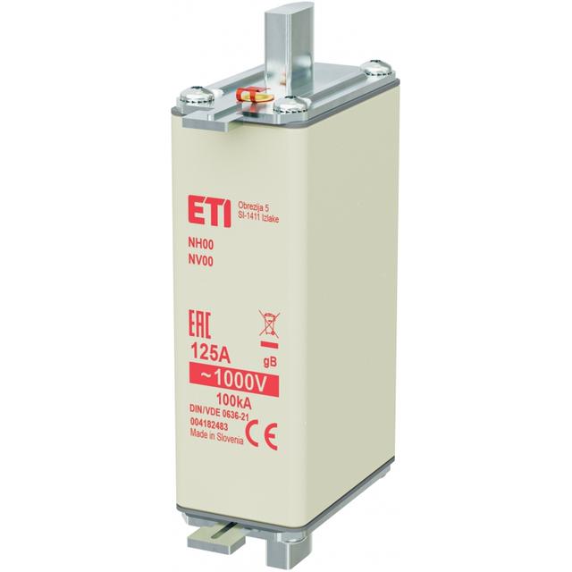 Wkładka topikowa NH górnicza NH00 85 gB 125A 1000V 004182483 ETI