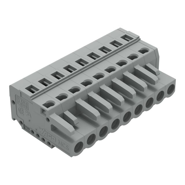 Gniazdo MCS‑MIDI Classic 9‑biegunowe szare raster 5mm 231‑109/026‑000 /50szt./ WAGO