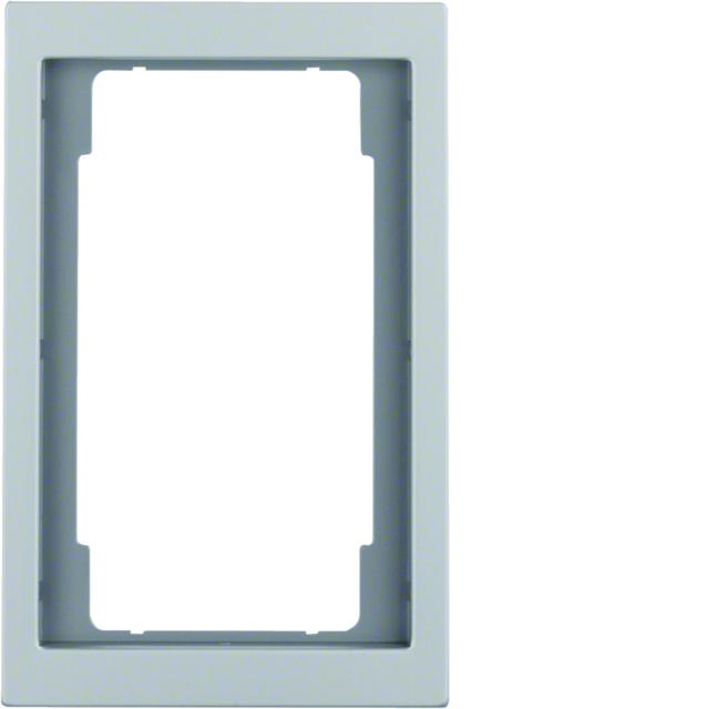 BERKER K.5 Ramka z dużym wycięciem aluminium 13097003 HAGER