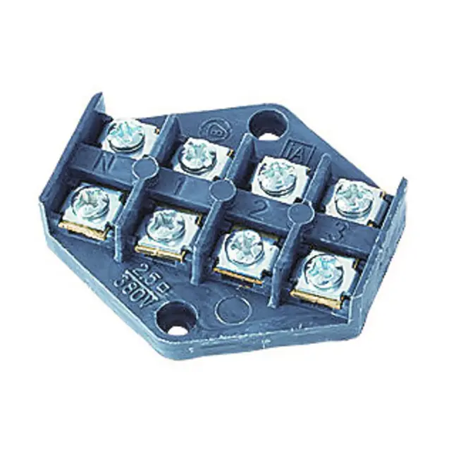 ZPT4-2.5 ,  Płytka odgałęźna serii ZPT, 2,5mm2, 4tory, czarny