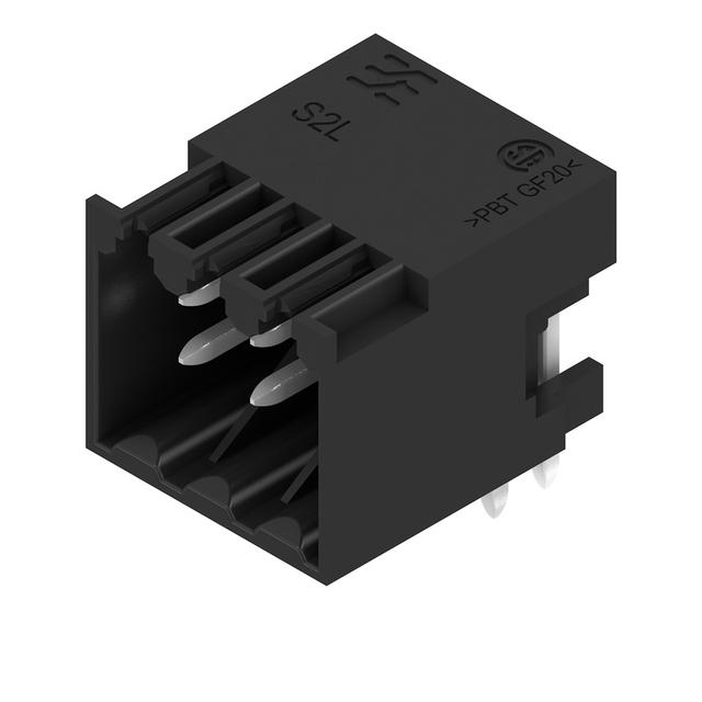 S2L 3.50/06/90G 3.5SN BK BX Złącze wtykowe płytek drukowanych /156szt./ WEIDMULLER