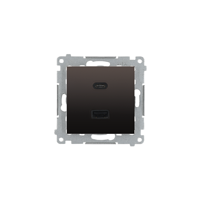 "Simon 54 WMDZ-EC2CAx-046 Ładowarka 2xUSB C+A Quick Charge 5/9/12V (moduł), 3.1 A, 5V DC, 230V