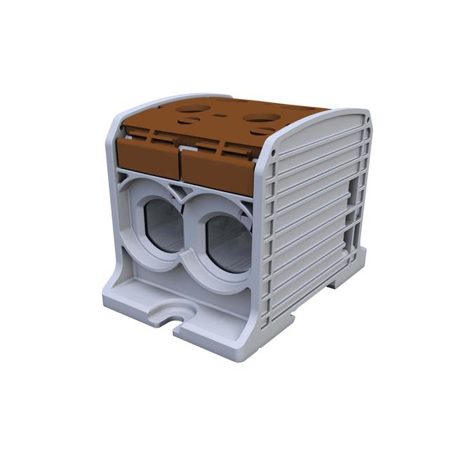 STB 185-2 Złączka szynowa gwintowa Al/Cu 87820 SIMBLOCK brązowy