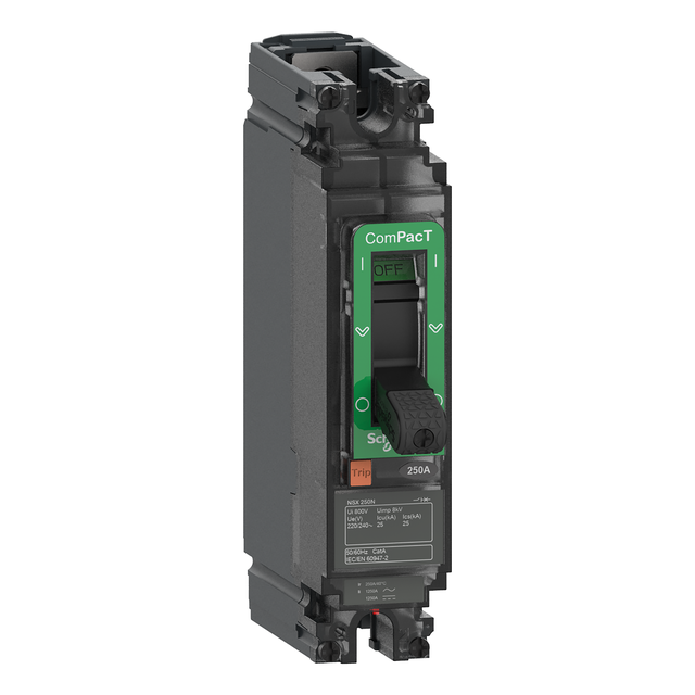 Wyłącznik mocy ComPacT NSX NSX100N AC/DC TM63D 1P1D 25kA C10N1TM063 Schneider