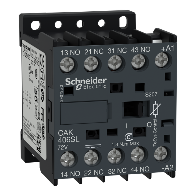 TeSys K, stycznik pomocniczy kolejowy S207