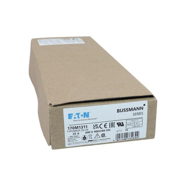25A 690V IEC gR 000U/80 SQUARE BODY FUSE Wkładka szybka 25A AC 690V DIN 000 21x40x100 mm, 170M1311 E