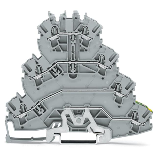 TOPJOBS złączka 4-piętrowa 2,5 mm2 L/L/L/PE szara