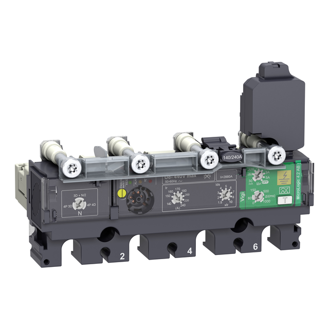 Wyzwalacz elektroniczny, ComPacT NSX, MicroLogic 4.2AB, 4P3D, 160A, do NSX160