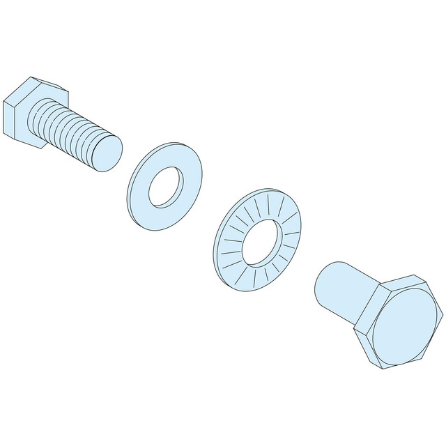 Rozdzielnice PrismaSet, śruby do pionowych/poziomych połączeń szynowych 20 sztuk