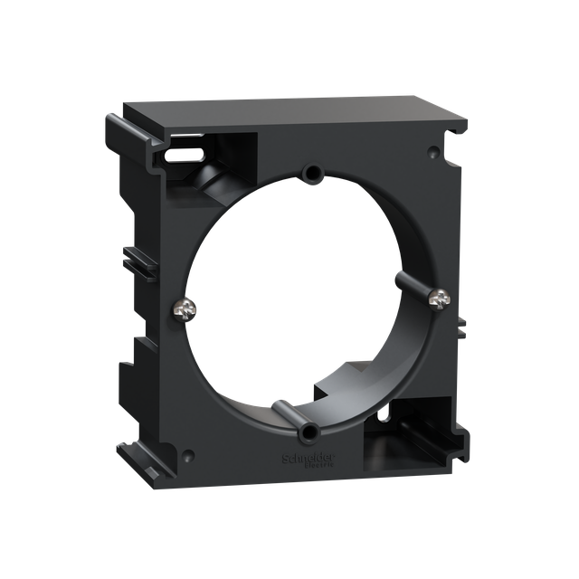 Sedna Design & Elements, podstawa natynkowa rozszerzająca, czarny antracyt