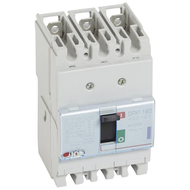Wyłącznik DPX3 160 3P 25A 50Ka 420121 LEGRAND