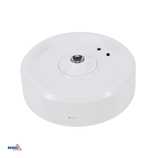 OPRAWA AWARYJNA SKALER OKRĄGŁA 3W SOCZ. OTWARTA IP40 AUTOTEST 3H CNBOP