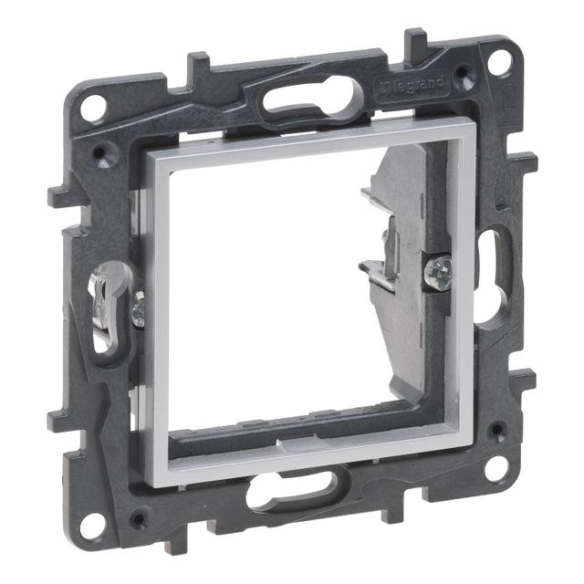 Niloe Step - adapter Mosaic- kolor aluminium, Legrand