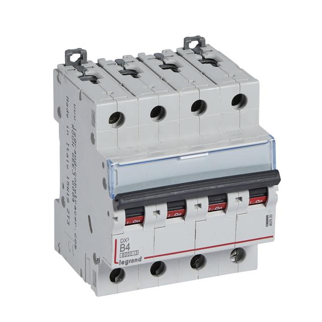 Wyłącznik Nadprądowy S 304 4P B4A 6kA DX3 407620 LEGRAND
