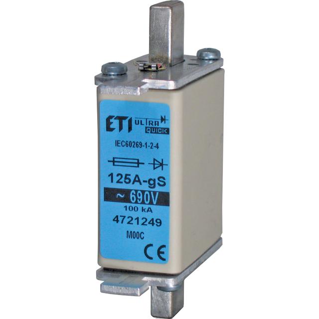 Wkładka topikowa ultraszybka gS M000 gS 20A 690V 004721241 ETI
