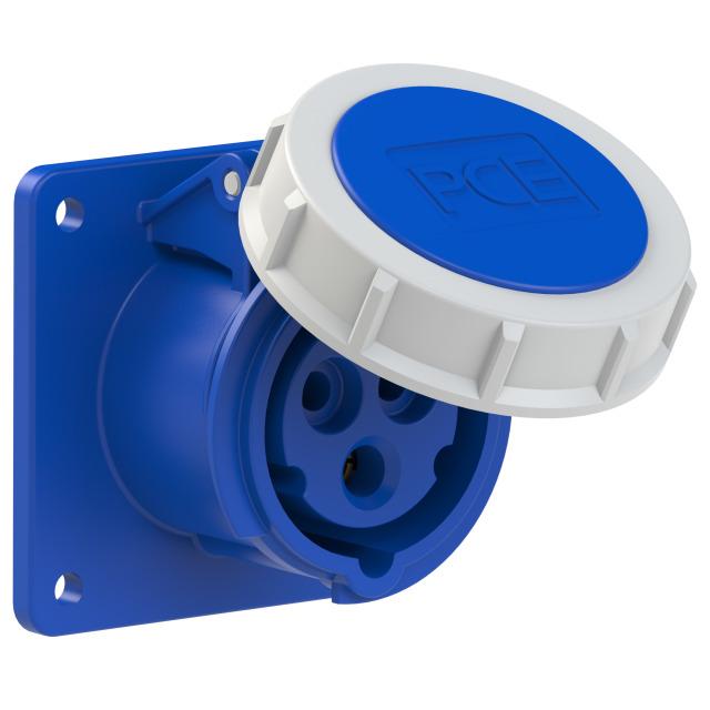 GNIAZDO TABLICOWE PROSTE POWER TWIST IP67 16A 230V 2P+Z 75x75mm 3132-6 11841 PCE