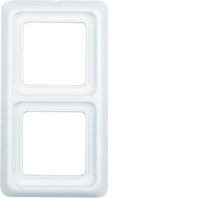 IP44 Ramka podwójna z uszczelką biała Berker 53132909 WWD1200PW HAGER