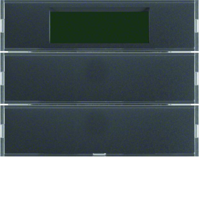 BERKER KNX system K.1 Przycisk podwójny z regulatorem temperatury i wyświetlaczem antracyt 75662775