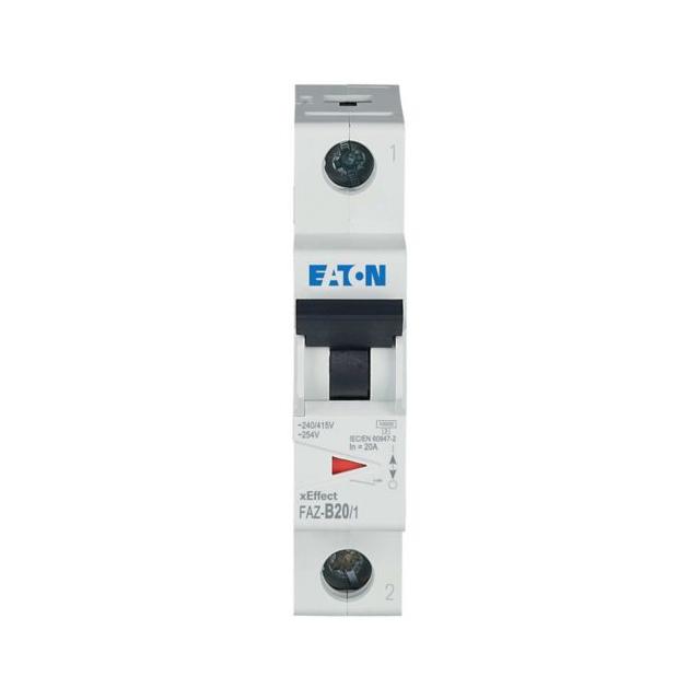 FAZ-B20/1 Wyłącznik nadprądowy 15kA B20A 1P 278536 EATON