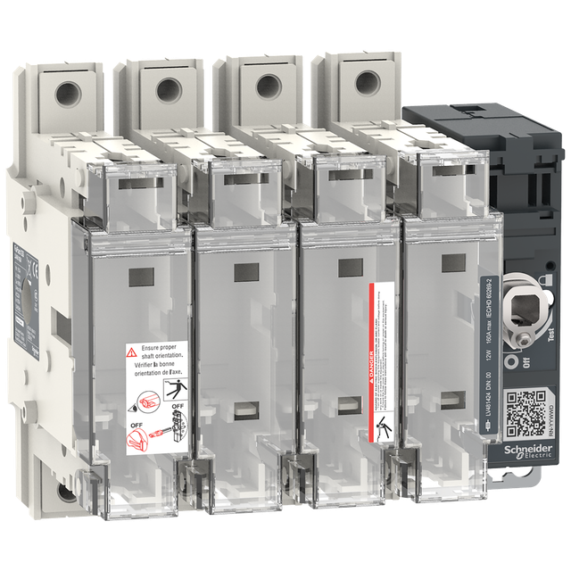 Rozłącznik bezpiecznikowy, FuPacT, 160A, 4P, DIN 00