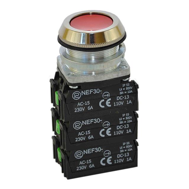 Przycisk NEF30-K5X czerwony W0-NEF30-K 5X C PROMET