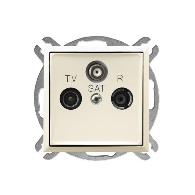 ARIA Gniazdo RTV-SAT końcowe - kolor ecru