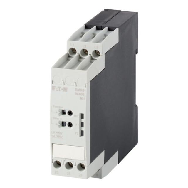 EMR6-W=400-M-1 Przekaźnik monitorujący napięcie załącz i wyłącz z opóźnieniem 400VAC 184778 EATON