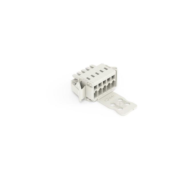 Gniazdo MCS‑MINI Classic 5‑biegunowe jasnoszare raster 3,5mm 734‑105/037‑000/033‑000 /50szt./ WAGO