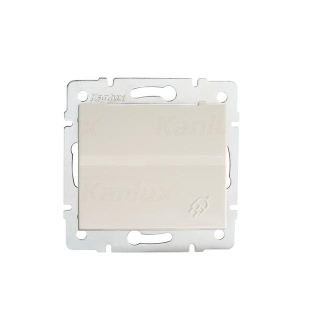 LOGI 02-1230-103 kr Gniazdo z uziemieniem IP 44 Schuko LOGI 02-1230-103 kr śrubowy kolor kremowy KAN