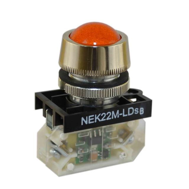Lampka NEK22MLDS 24-230V żółta