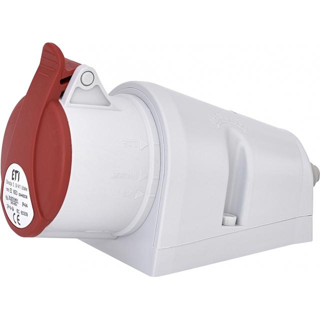 16A, 400A, 3P+N+PE, Gniazdo stałe IP44