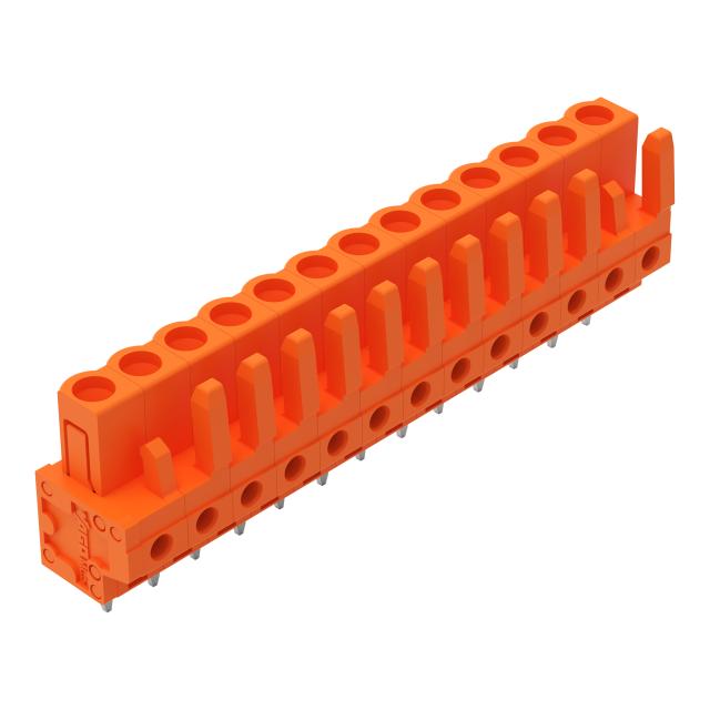 MCS-MIDI Classic gniazdo 13-bieg. pomarańczowe raster 5,08 mm /25szt./ WAGO