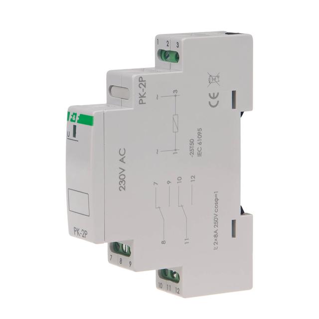 Przekaźnik elektromagnetyczny PK-2P 230 V PK-2P-230V F&F