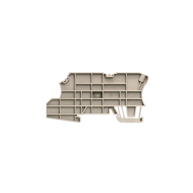 WBB WMF2.5 BLZ Płyta separacyjna (terminal), blok mocujący, 88.5 mm x 44.5 mm, Ciemnobeżowy /10szt./ 1142980000 WEIDMÜLLER