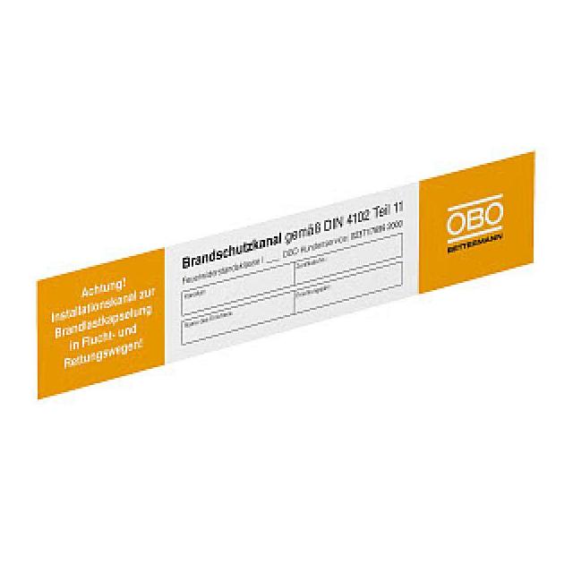 KS-K DE Tabliczka opisowa