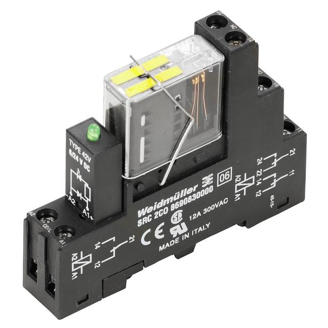 RCIKIT 24VDC 2CO LD/FG Przekaźnik przełączający /10szt./ WEIDMULLER