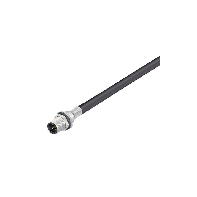 SAIE-M12S-8S2.0U HW Złącze okrągłe, do wbudowania (z kablem), nr katalogowy 1341240200