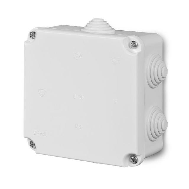 PK-2 PUSZKA N/T Z WKŁADEM 5x4mm2, 6 DŁAWNIC IP 55 0221-00 EP Nasielsk