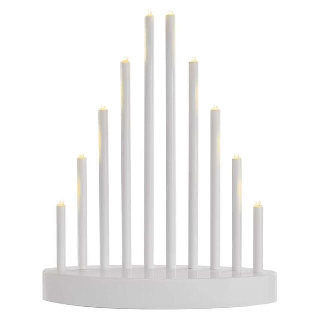 Świecznik biały 10LED 25cm ciepła biel IP20 timer DCAW01 EMOS