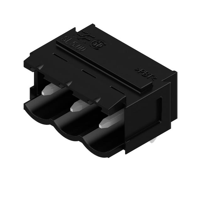 SL 5.00/04/90B 3.2SN BK BX Wtyki PCB (złącza płyty), 5.00 mm, Liczba biegunów: 4, kąt odejścia: 90° /100szt./ 1952200000 WEIDMÜLLER